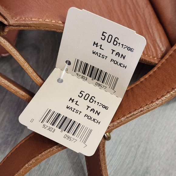 NWT VINTAGE COACH UNISEX WAIST POUCH BRITISH TAN BELT CANTEEN BAG #506 - Picture 5 of 7